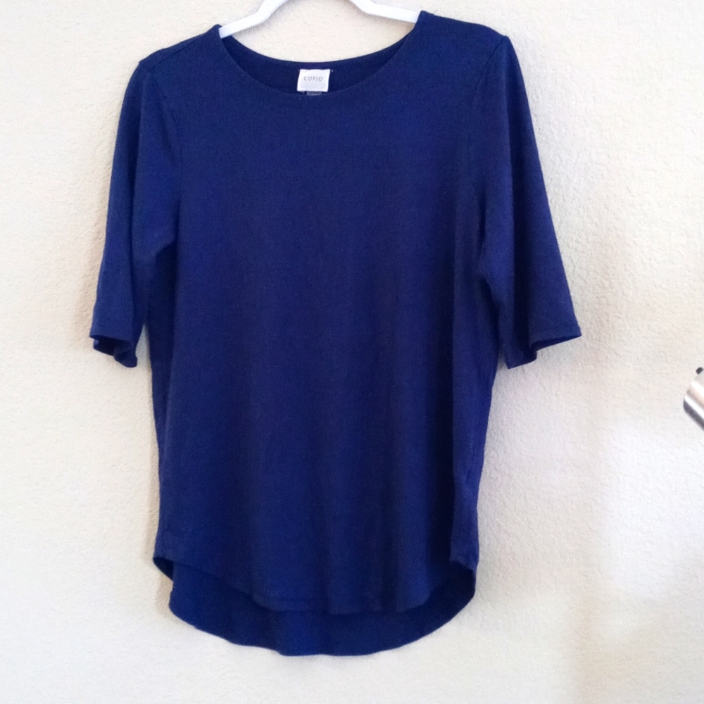 Elbow length tunic top